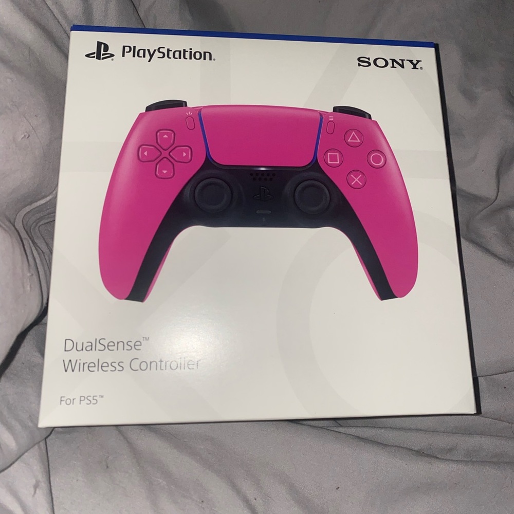 Pink ps5 wireless controller